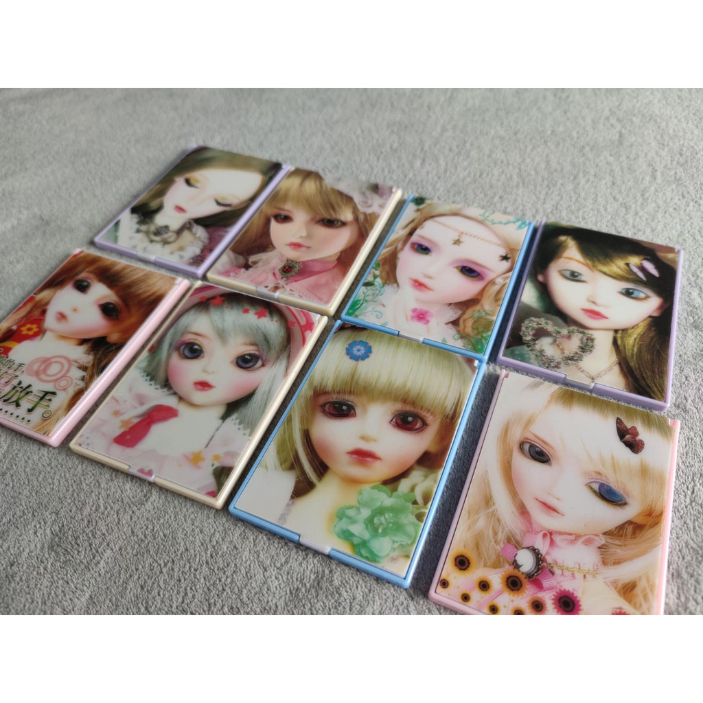 BỘ GƯƠNG KÈM LƯỢC 3D MINI SIÊU DỄ THƯƠNG