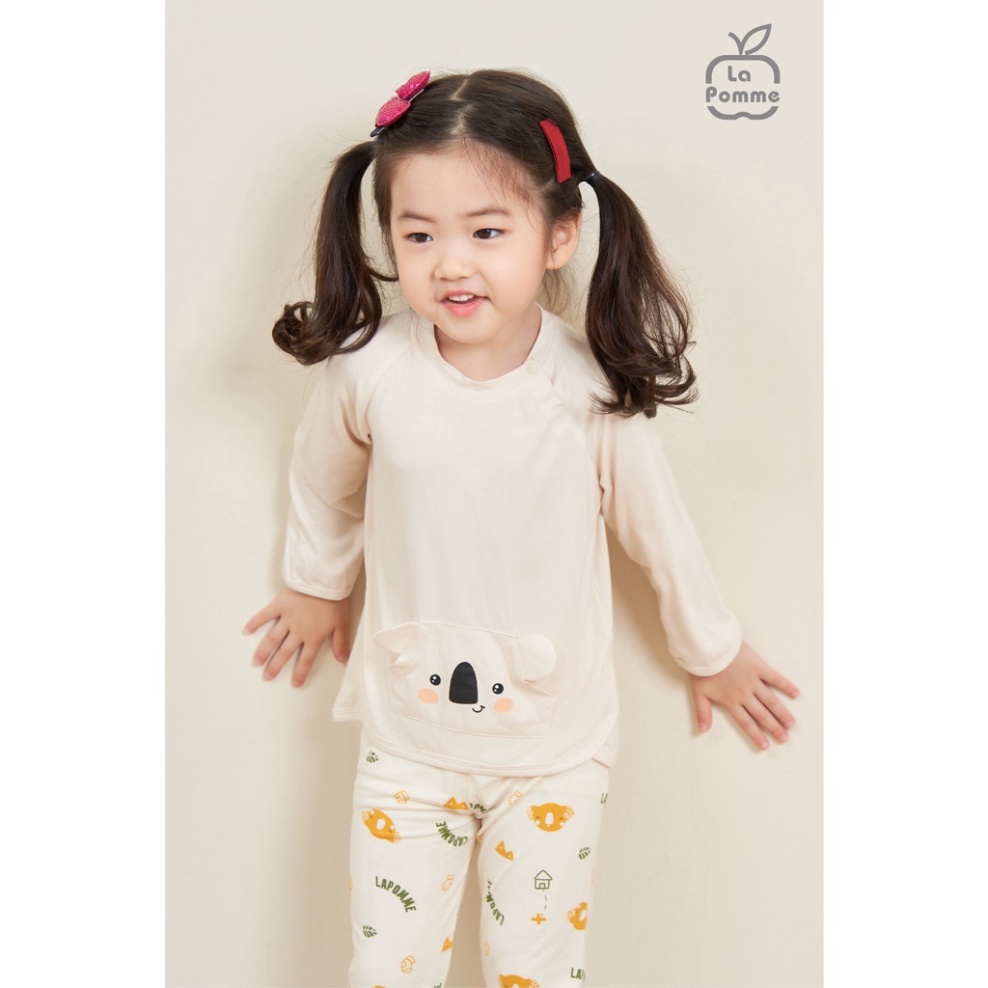 La Pomme Bộ dài tay Koala tinh nghịch mã LP13051 - Bộ sưu tập thu đông La Pomme 2022