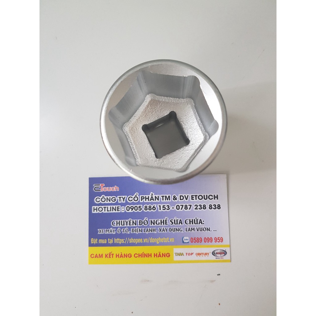 Đầu khẩu 3/4 cao cấp Thép Trắng LICOTA