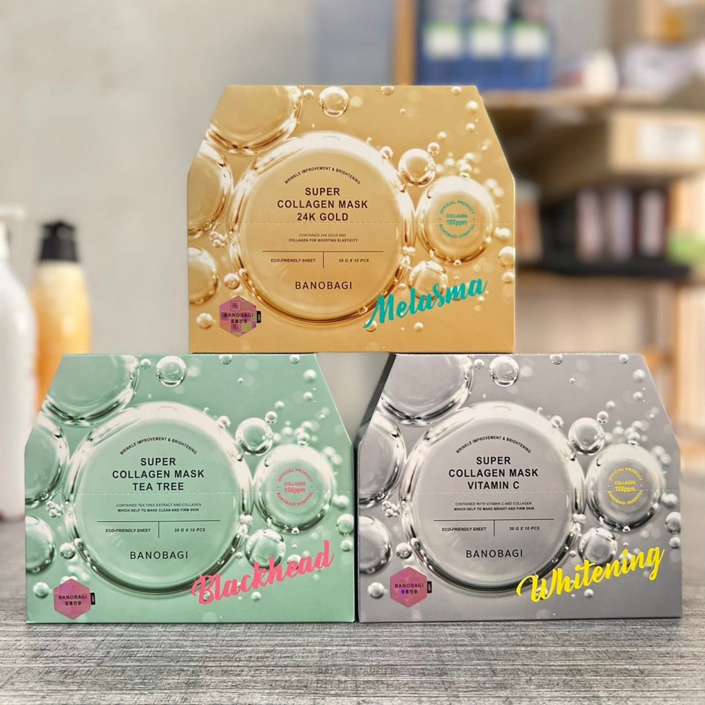 Mặt Nạ Banobagi Super Collagen Mask Wrinkle Improvement & Brightening