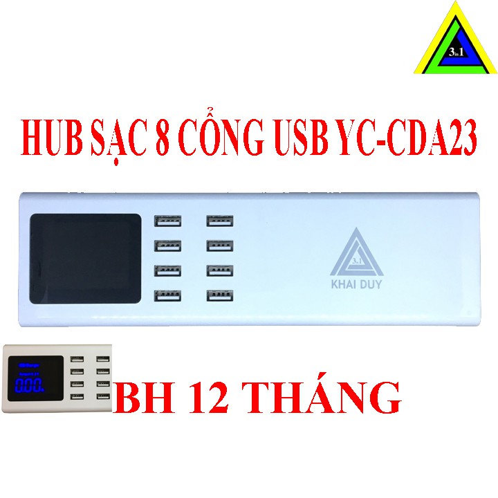 Hub Sạc Thông Minh Sạc Nhanh Hơn 4 Lần Chính Hãng Khai Duy HIỆN ĐẠI NHẤT HIỆN NAY