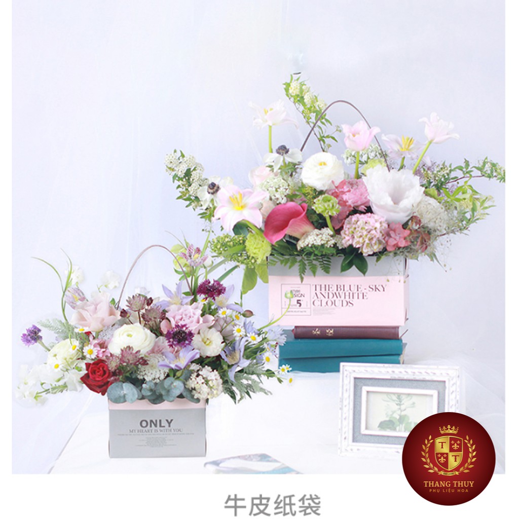 Túi xách đựng hoa happy day