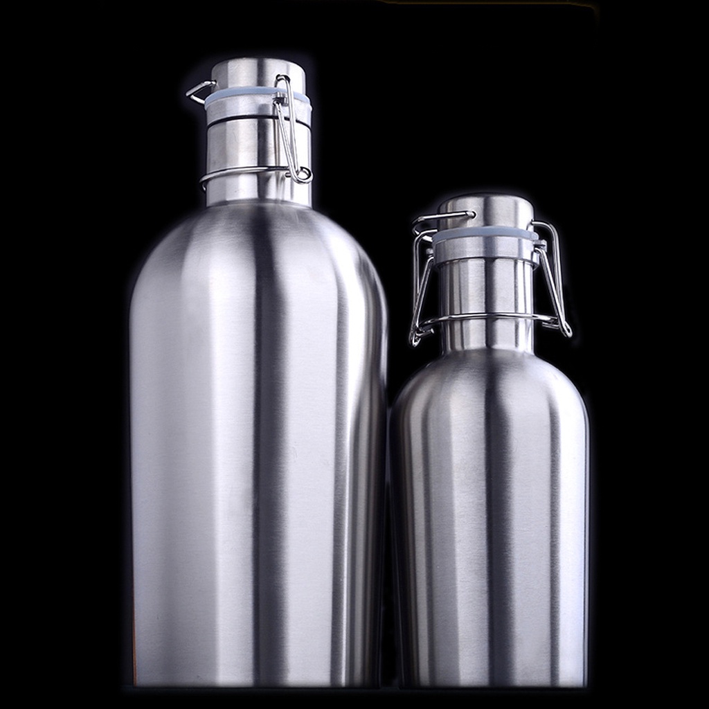 Bình Đựng Bia Bằng Thép Không Gỉ Dung Tích 1L Tiện Dụng Cho Nhà Cửa