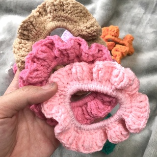 (Handmade 100%) Đồ cột tóc móc len dễ thương - MOME.VN