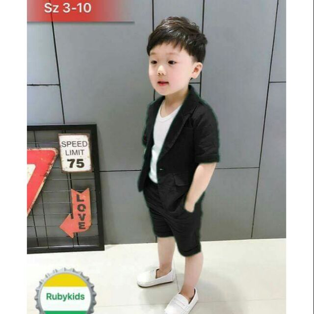 Bộ vest bé trai