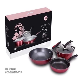 Bộ 3 sét nồi chảo chống dính