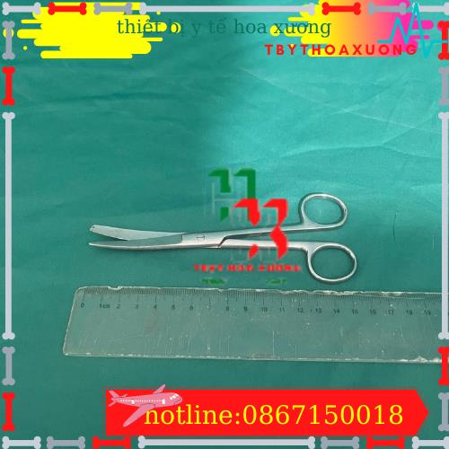 Kéo Cong 1 Đầu Nhọn 1 Đầu Tù - Kéo Y Tế Các Size GOLDSUN Pakistan