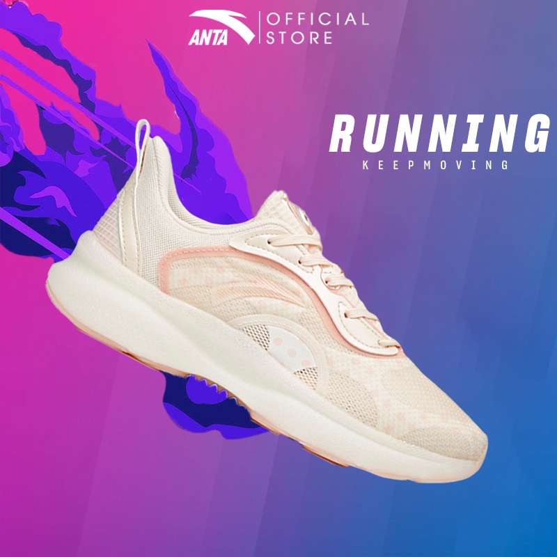 Giày thể thao nữ nam chạy bộ Running A-FLASH-BUBBLE Anta 812125520-1