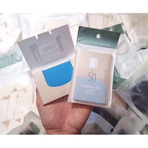 Giấy thấm dầu oil control film The Face Shop 50 miếng (mẫu mới 2018)