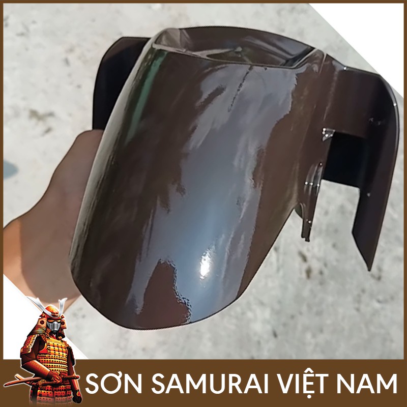 Sơn Samurai màu nâu kim loại H531 chính hãng, sơn xịt dàn áo xe máy chống nứt nẻ, kháng xăng