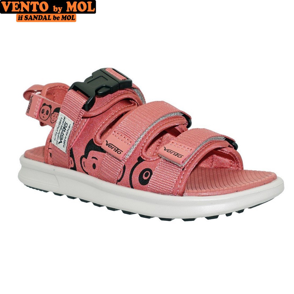 Sandal Vento Nữ 3 Quai Ngang Quai Hậu Tháo Rời Êm Nhẹ Bền Phù Hợp Đi Học Đi Làm Đi Du Lịch Màu Hồng Mã NB80