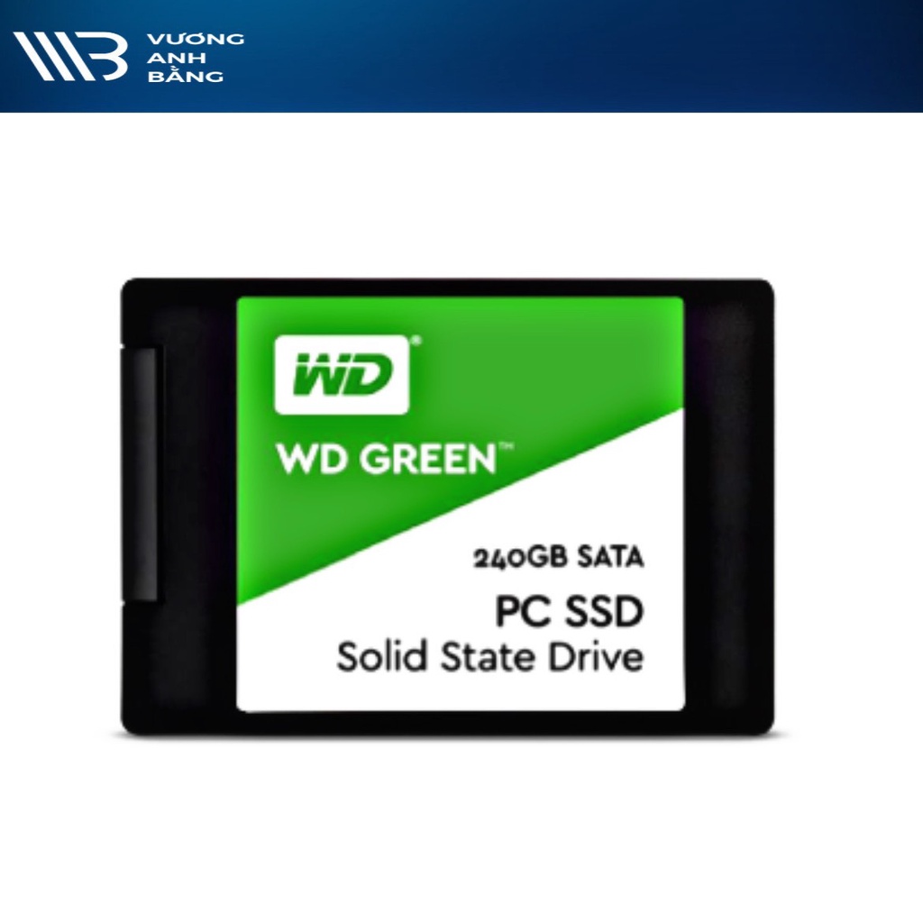 Ổ cứng SSD 480G WESTERN DIGITAL GREEN 2.5&quot; SATA 3 - Hàng Chính Hãng (BH 36 tháng)