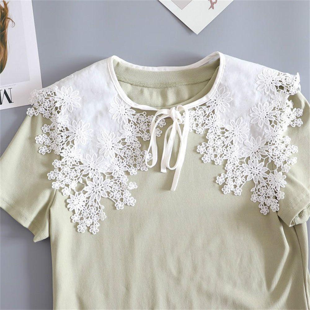 Cổ Áo Giả Màu Trắng Tháo Rời Được Dành Cho Búp Bê