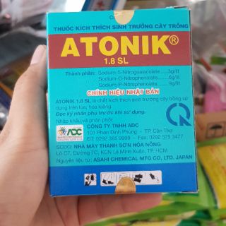 Hộp 10 gói - Phân bón lá - kích thích tăng trưởng Atonik - gói 10ml