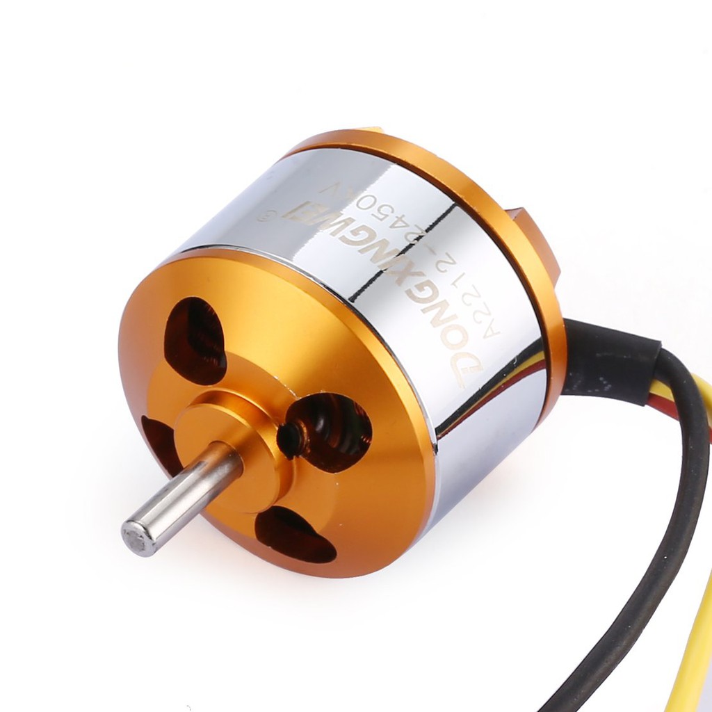 【điều khiển từ xa8/5】DXW A2212 2450KV 2-3S Outrunner Brushless Motor for RC Fixed Wing Airplane