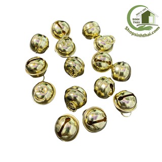 Chuông đeo cổ chó mèo - chuông lục lạc màu vàng