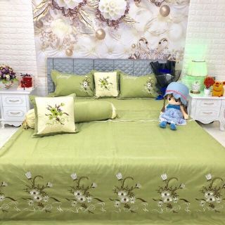 Bộ satin mùa cưới cao cấp