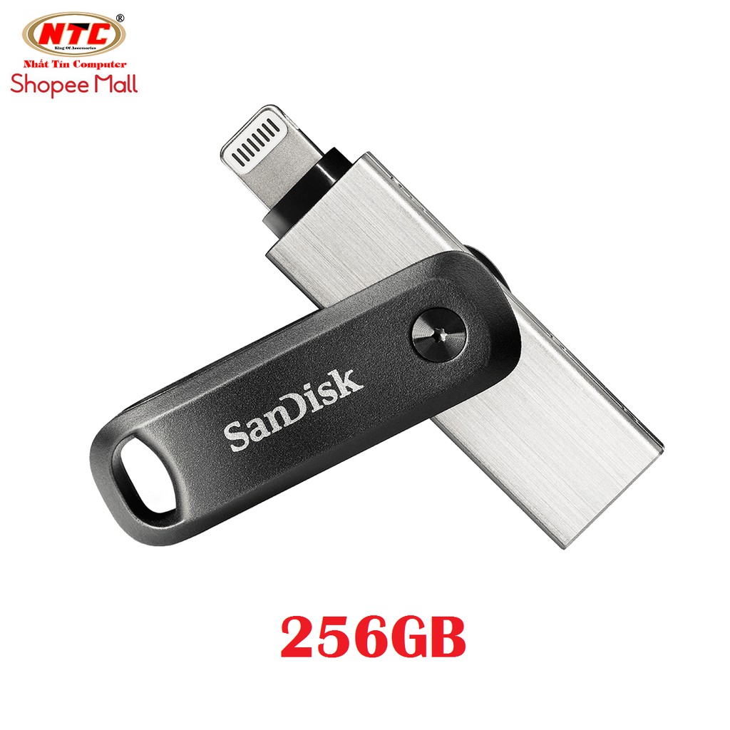 USB 3.0 OTG SanDisk iXpand Flash Drive Go 256GB (Bạc)