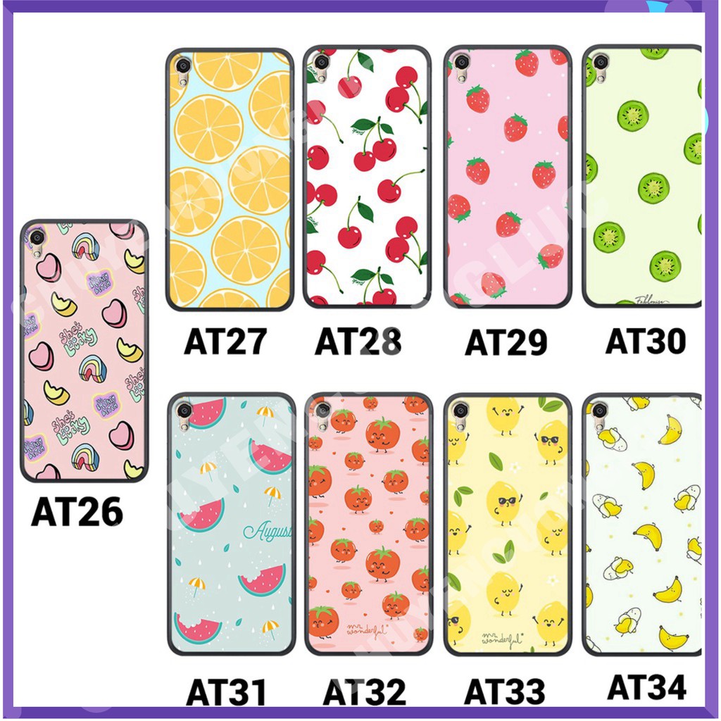 [HOT] Ốp lưng OPPO A5S - F9 - A7 in hình sticker hoa quả . - CCLNB