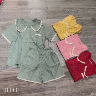 Bộ mặc nhà vải đũi lụa cao cấp