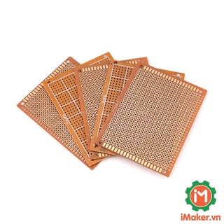 Phíp đồng đục lỗ 9x15cm không phủ xanh 1 mặt - board đục lỗ - fr4