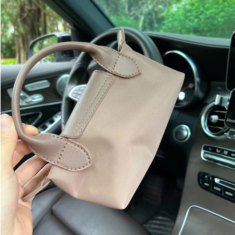 LONGCHAMP Ví Mini Cầm Tay Chất Liệu nylon Thời Trang Cho Nữ 607