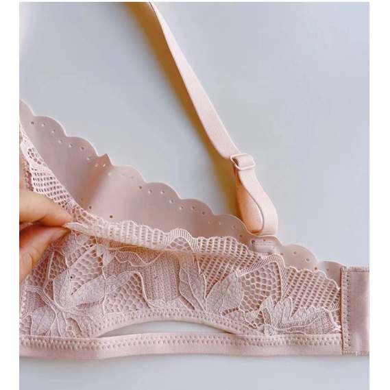 Áo Ngực Su Đúc Không Gọng Viền Dây Sexy Phối Ren Cao Cấp OTIS 661