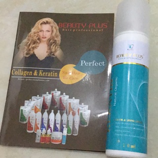 Xịt dưỡng tóc keratin giữ màu tóc và dưỡng tóc beauty plus