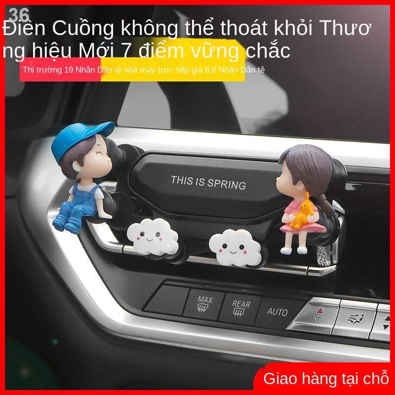 NGiá đỡ điện thoại di động trên ô tô Dễ thương sáng tạo Điều hướng tác đa chức năng cho nữ Cửa hàng khí xe hơi Gr