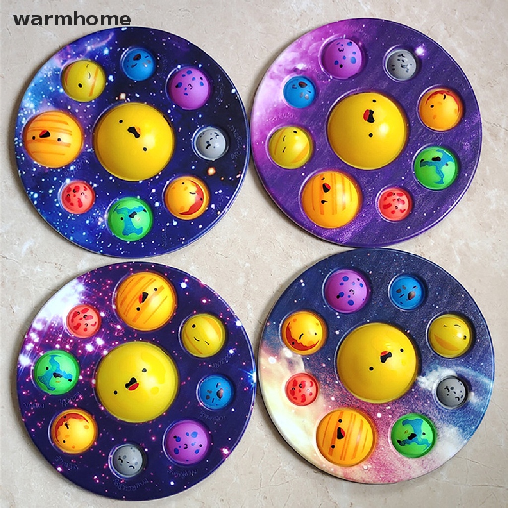 Đồ chơi nhấn bong bóng kiểu hành tinh đơn giản giảm căng thẳng thư giãn RFT