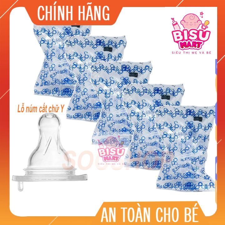 Combo 5 Núm vú Cổ Hẹp Silicon AGI SIZE S, M, L