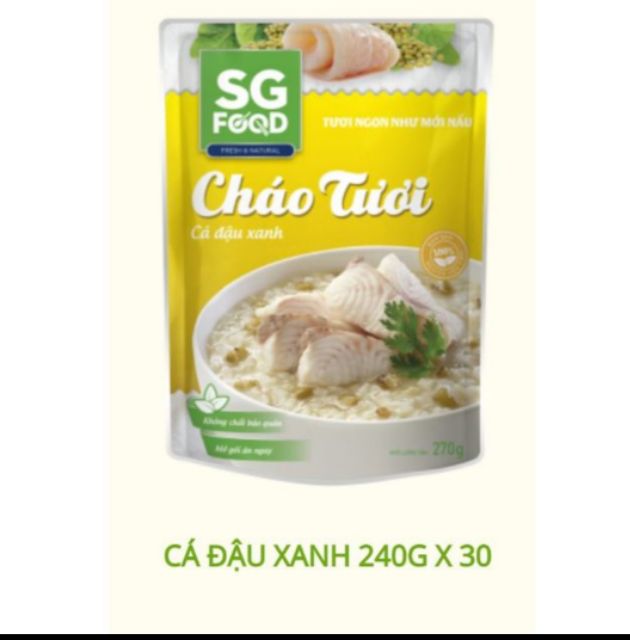 Combo 12 gói cháo tươi Sài gòn food