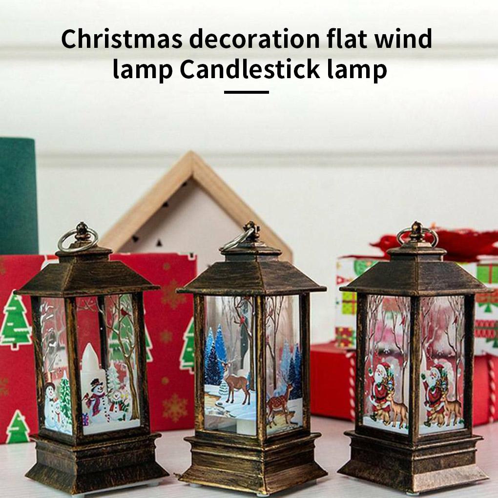 Lồng Đèn LED Treo Trang Trí Giáng Sinh Phong Cách Vintage