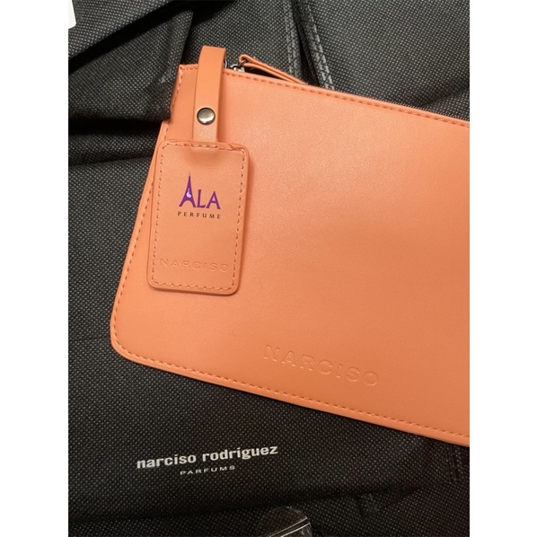 Pouch/ bag - Ví cầm tay kèm gương Narciso Rodriguez chính hãng