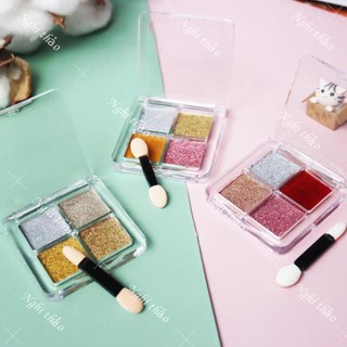 Bột tráng gương nén 4 màu trang trí móng
