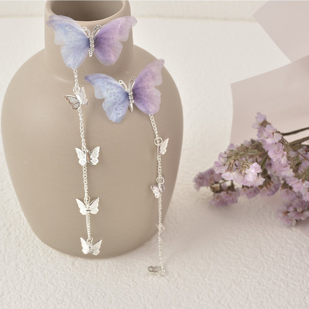 Đôi Kẹp Tóc Hình Bướm Thời Trang Nữ Tính