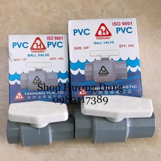 Giảm giá Van nhựa khoá ống nước PVC fi 21-27 Đẹp