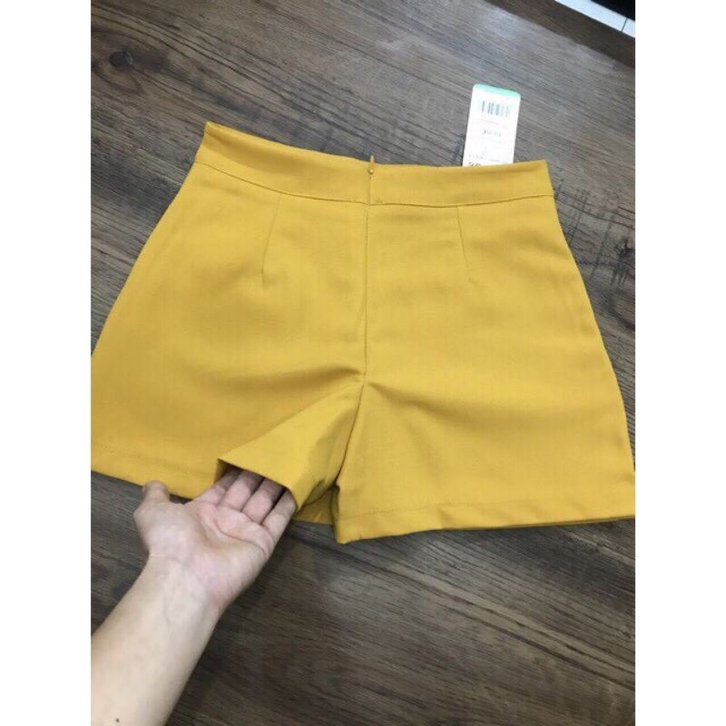 Quần giả váy siêu xinh 💥 CỰC HOT 💥 quần giả váy cạp cao tôn dạng 2 màu đen, vàng | BigBuy360 - bigbuy360.vn