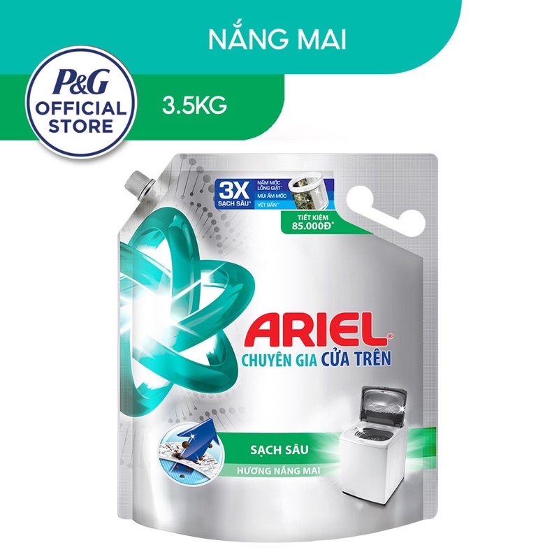 Nước Giặt Ariel Cho Máy Giặt Của Trên Túi 3.2kg và 3.5kg