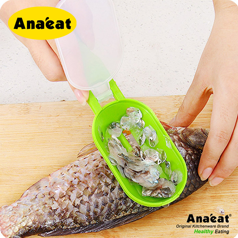 Dụng cụ đánh vảy cá Anaeat thiết kế có nắp thông minh tiện dụng