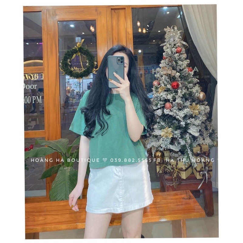Áo croptop Astudio trơn 7 màu hàng quảng châu