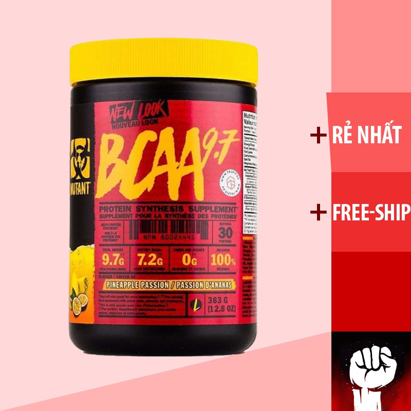 BCAA | MUTANT BCAA 30 Ser | Phục Hồi Cơ Bắp - Chính Hãng - Muscle Fitness