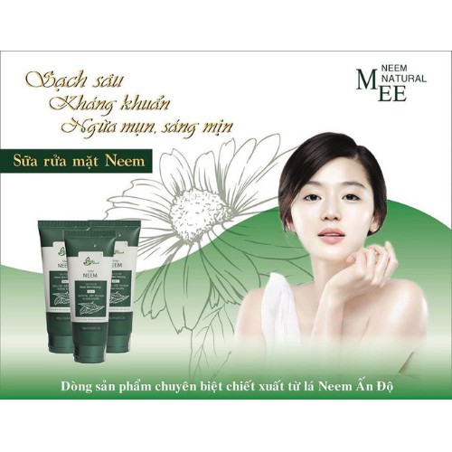 SỮA RỬA MẶT NEEM - KIỀM DẦU - SÁNG DA