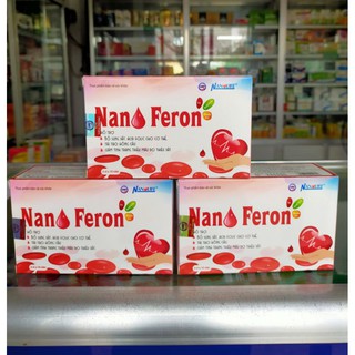 Sắt Nano Feron_ bổ sung sắt cho mọi đối tượng thiếu máu do thiếu sắt (hộp 30viên).