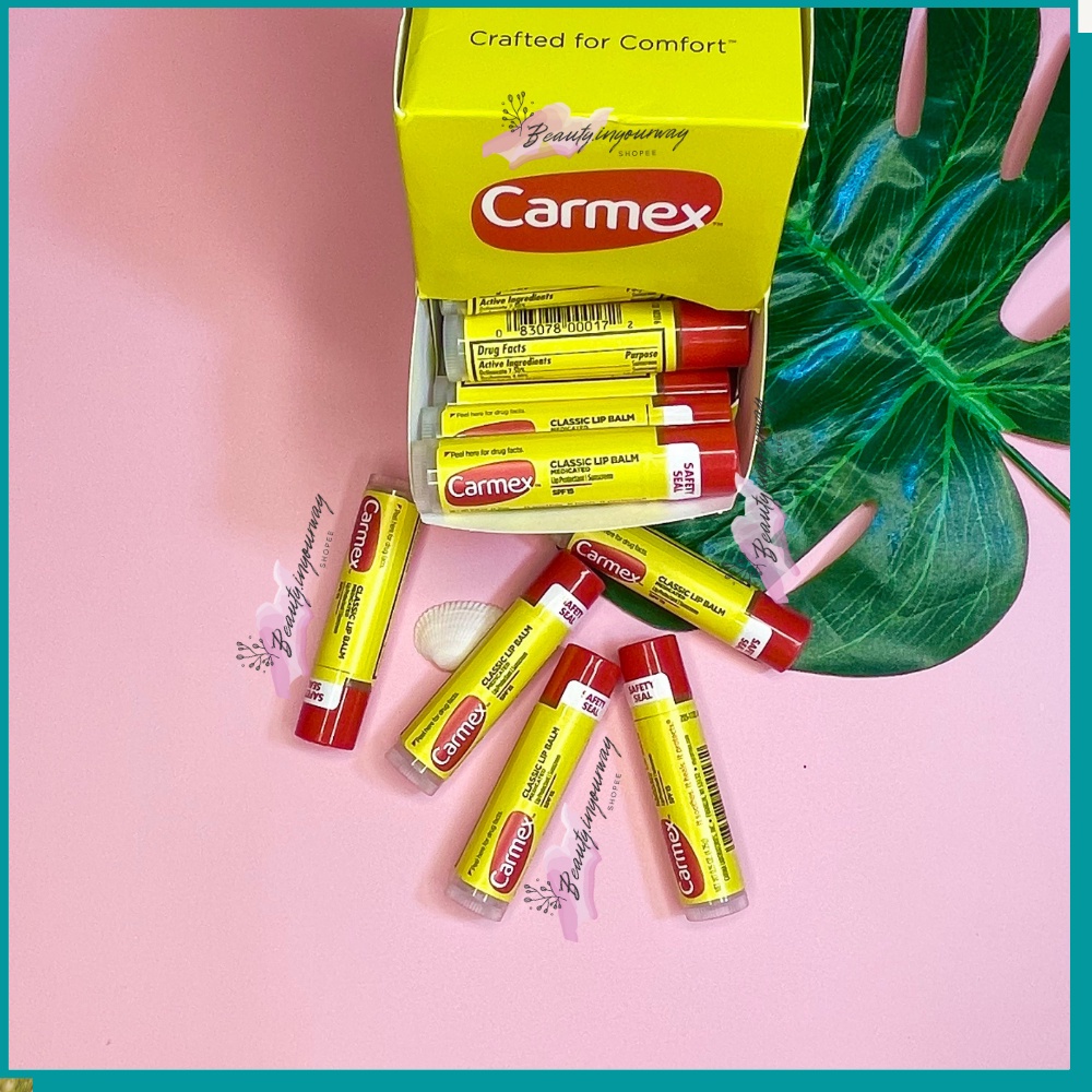 [CARMEX] Son dưỡng môi khô nứt nẻ Carmex Medicated Classic Lip Balm - Xuất xứ USA