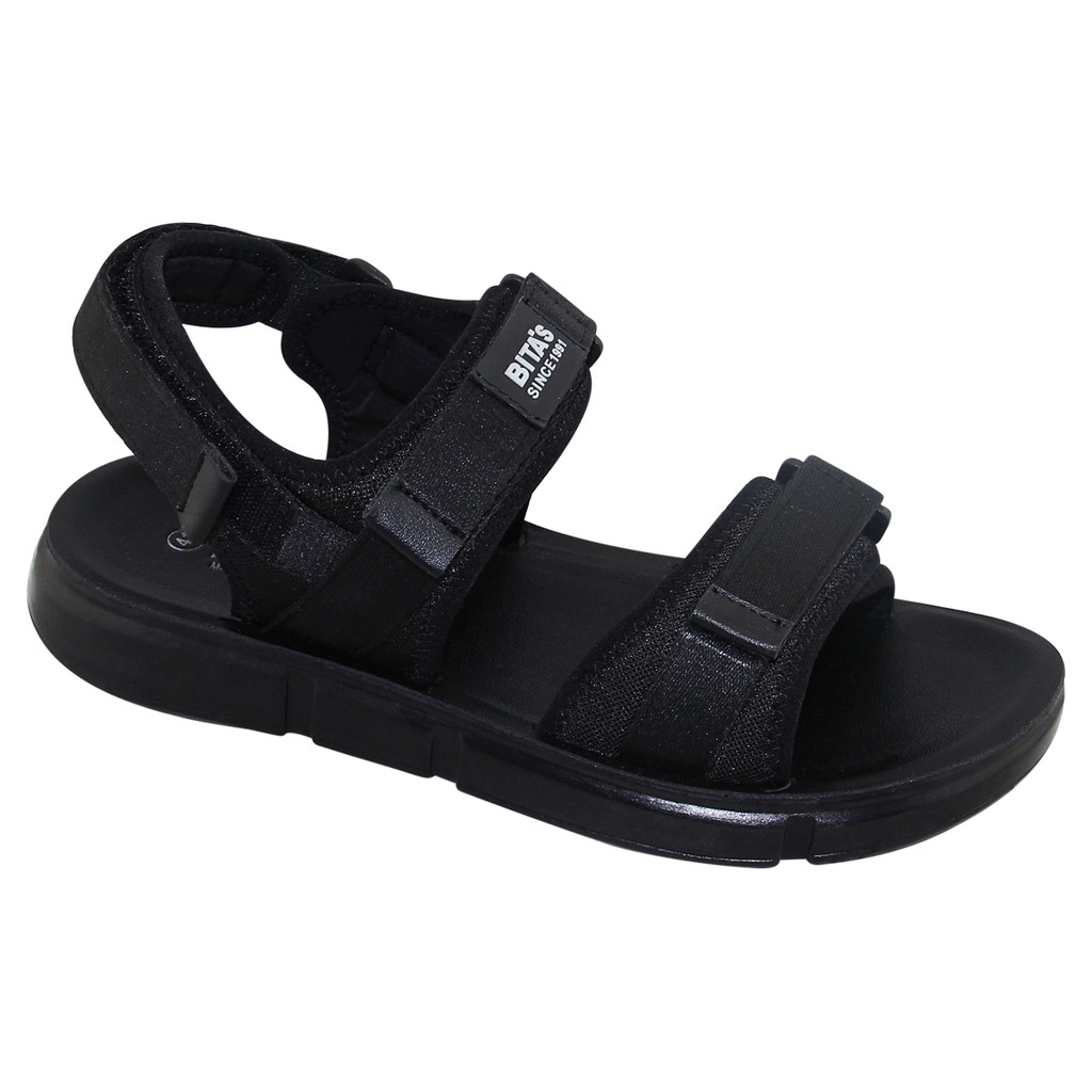 SANDAL ĐẾ BẰNG NAM BITA'S SUMEN.02 (ĐEN + XÁM + NAVY) - HÀNG CHÍNH HÃNG BITAS