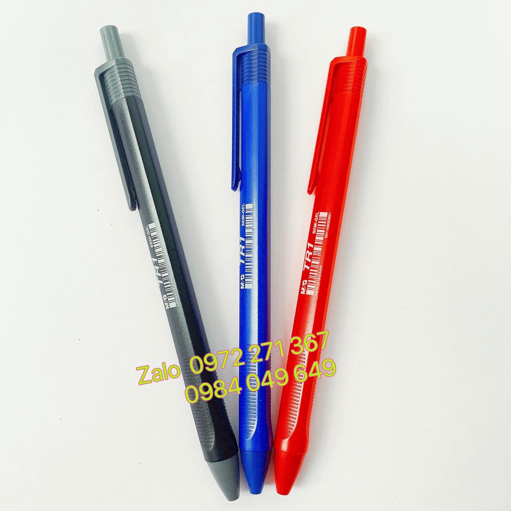 Hộp 20 chiếc bút bi MG TR1 ngòi 0.5mm Xanh, đen, đỏ