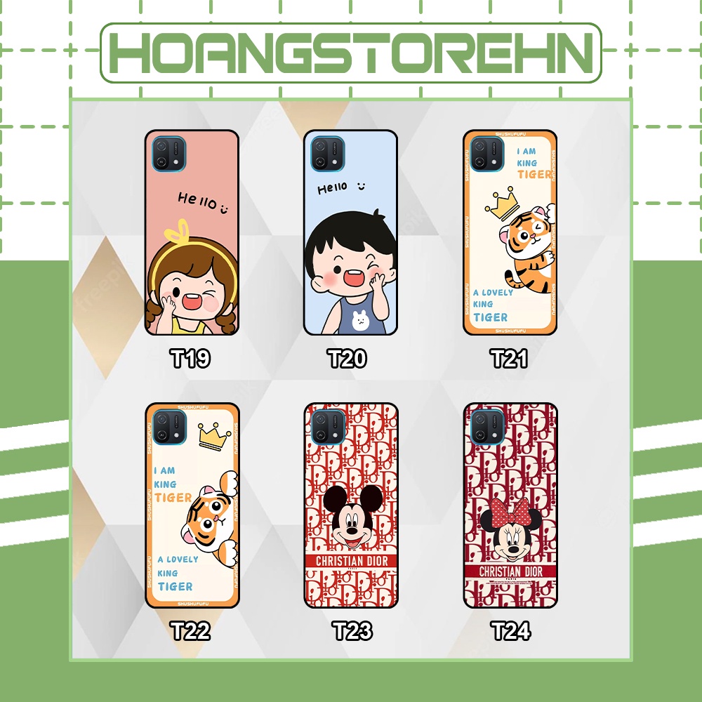 Ốp Oppo A16k in hình mickey, hổ, kingtiger siêu rẻ T19 - T24