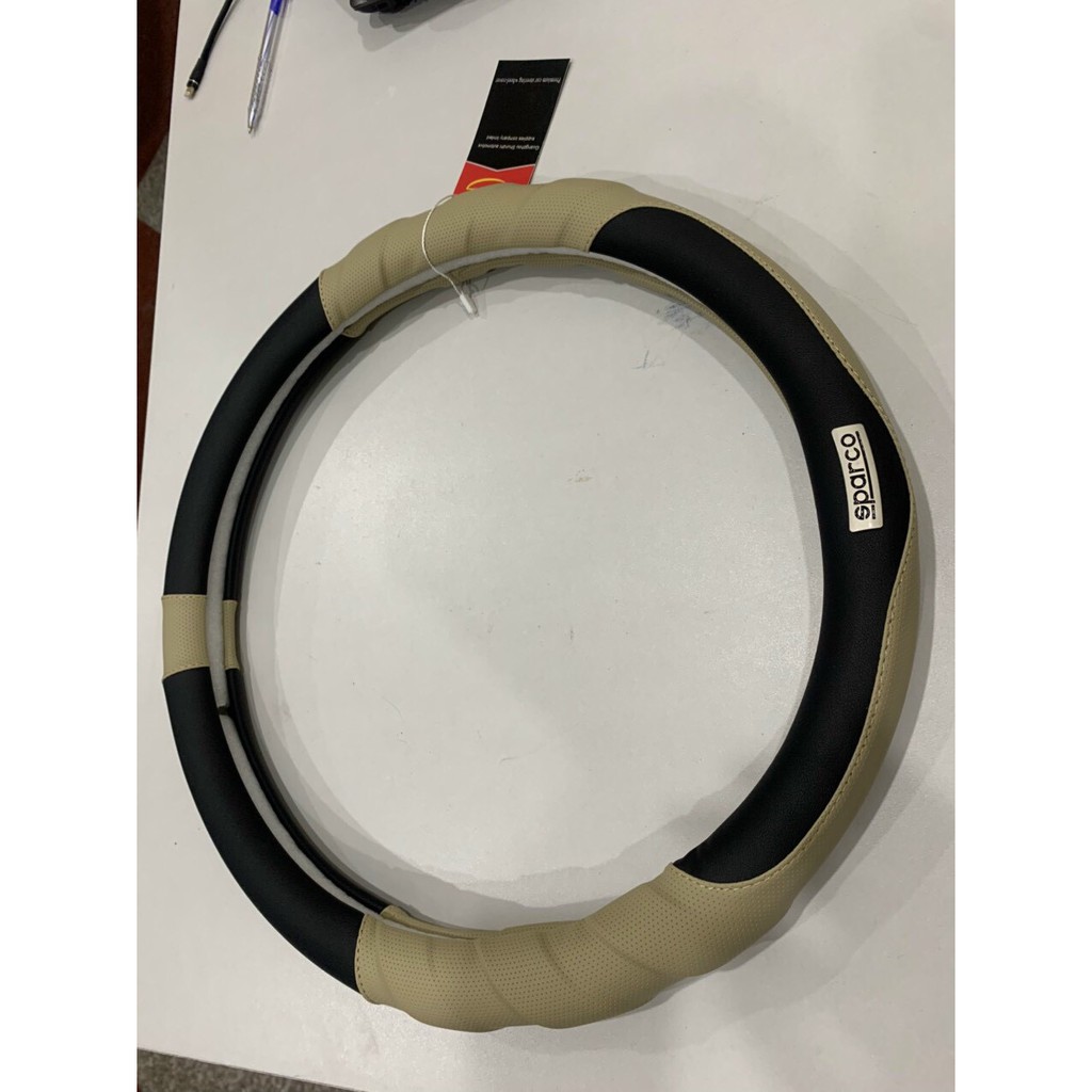 Bọc Vô Lăng Sparco Xe Toyota Vios,Corolla Cross,Wigo,Rush,Fortuner,Innova,Yaris,Hilux,Prado,Altis Cao cấp tem kim loại