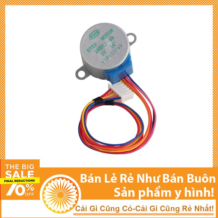 Động Cơ Bước Giảm Tốc 5V 28BYJ-48-5V